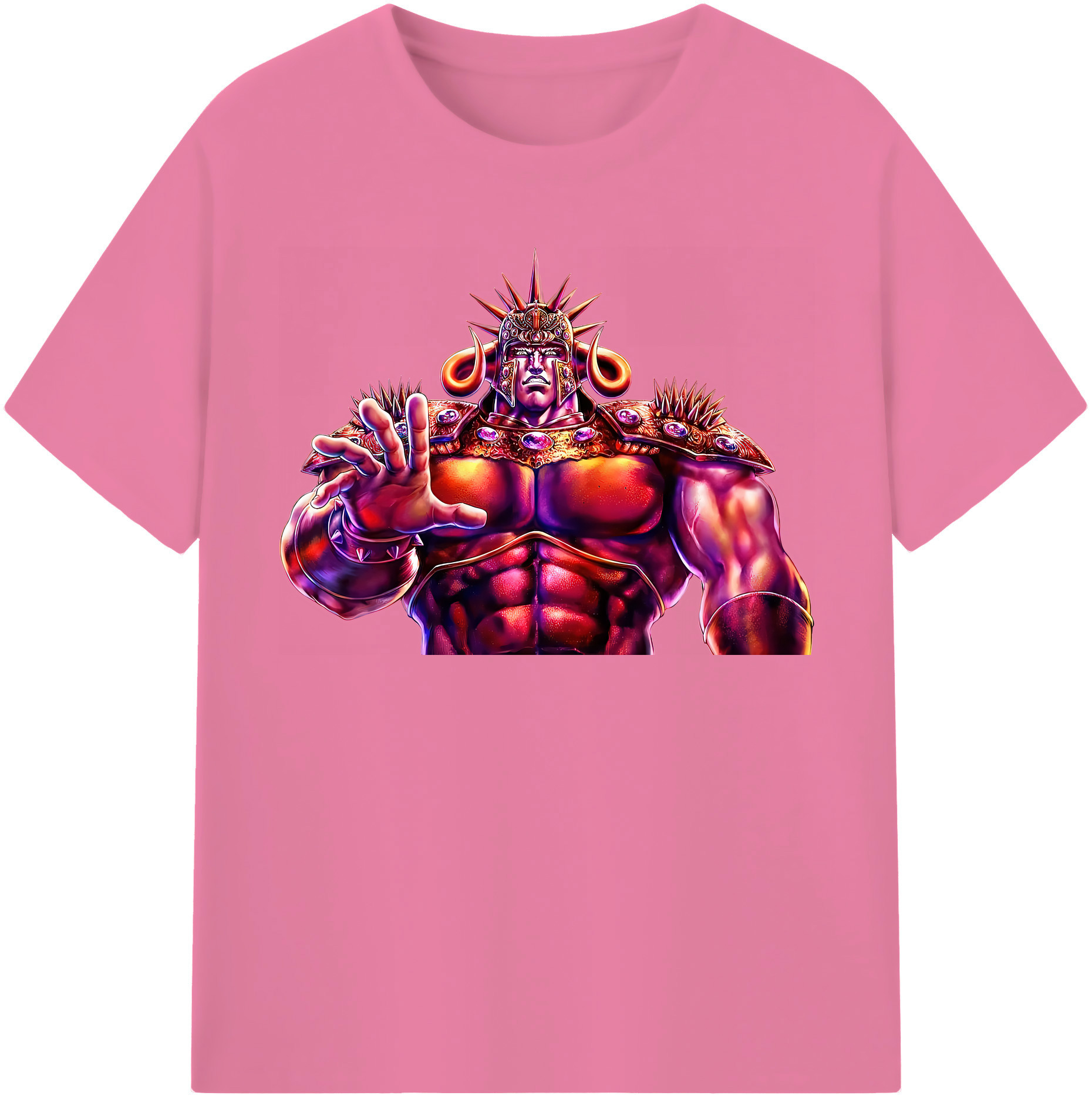 （画像用） 北斗の拳 Fist of the North Star 綿100％半袖Tシャツ（フロントプリント）